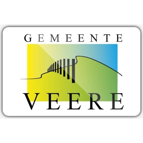 Vlag gemeente Veere - 150 x 225 cm - Polyester