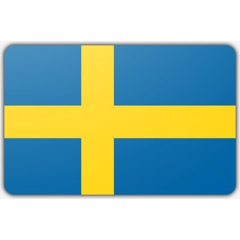 Vlag Zweden - 150 x 225 cm - Polyester