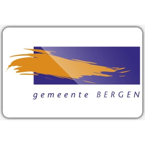 Vlag gemeente Bergen (Noord-holland) - 150 x 225 cm - Polyester