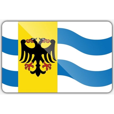 Vlag gemeente Westmaas en Waal - 150 x 225 cm - Polyester