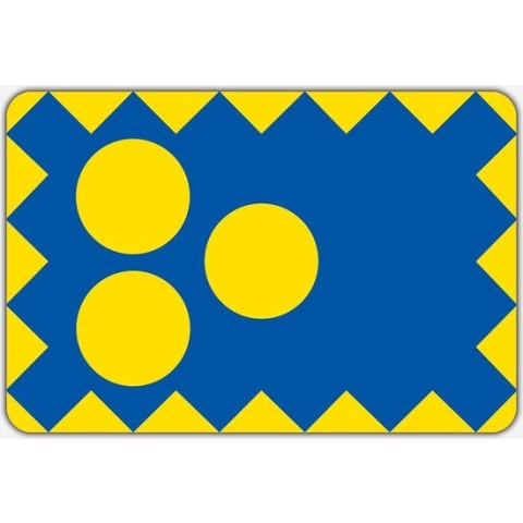 Vlag Gramsbergen - 200 x 300 cm - Polyester