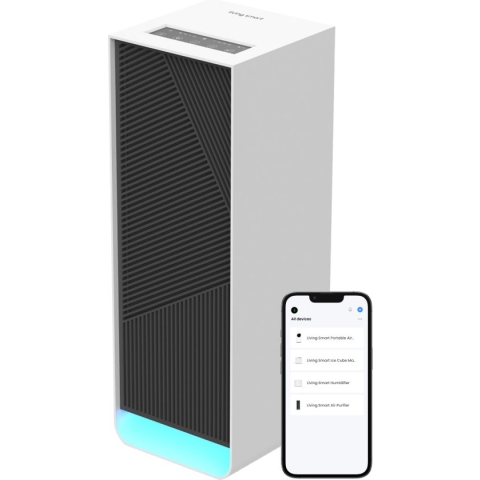 Luchtreiniger / Air Purifier met APP en HEPA filter + koolstoffilter - Werkt tegen huisstofmijt, hooikoorts, allergie, stof