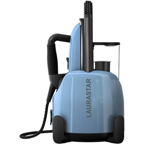 Laurastar Lift Plus Blue Sky Stoomstrijkijzer, 3-in-1 Strijkstation, dat je kleding ontvouwt, Strijkt en reinigt, Hygiënische Stoom, Afneembare watertank, Groenicaal Strijken, Automatische oprolling, Actieve 3D-zool