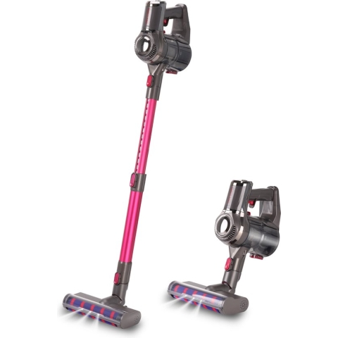 Swiss Pro+ Snoerloze steelstofzuiger V12 Steelstofzuigers Steelstofzuiger Draadloos met Kruimelzuiger turbo stand led verlichting in mondstuk Sterke Zuigkracht Draadloos Zonder Zak 4In1! Inclusief Muurbeugel Purple Edition 2022 Zwitsers Kwaliteit