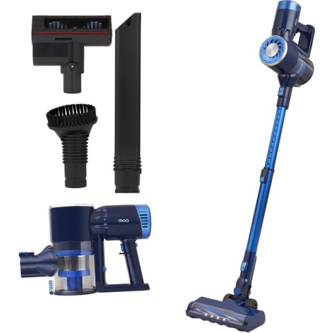 MOA Steelstofzuiger Ultra - 2-in-1 - Kruimeldief - Draadloos - 180 Watt - Zonder zak - VC03DB