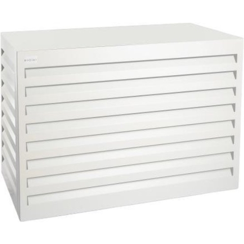 Evolar EVO-COVER-XSW - Airco & Warmtepomp Buitenunit Omkasting - Maat XS - 90 x 60 x 40 cm - Gepoedercoat - Aluminium - Hoogwaardige kwaliteit - Wit - RAL 9003