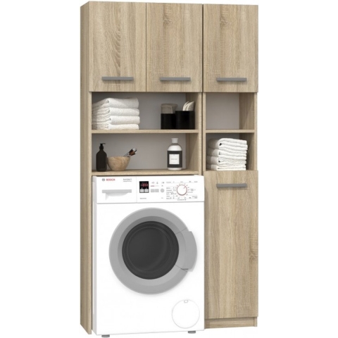 Opbouwkast Wasmachine - Wasdrogerkast - Opbouwmeubel Wasmachine