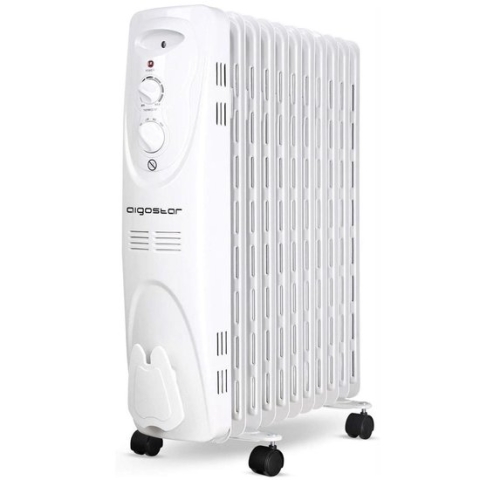 Aigostar Pangpang 33IEJ – Olieradiator 2300W - Oliegevulde Radiator Elektrisch - Kachel - Wit