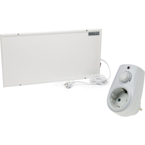 Quality Heating - QH-BV 135Watt Serie infraroodpaneel vastschroevend 30 x 60 cm - inclusief dimmer - bureauverwarming - vastschroevend - vermogen regelbaar