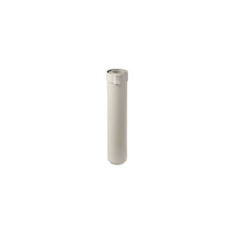 Ubbink Rolux rookgasafvoerbuis 80/125mm l=500mm PP, concentrisch wit 229531