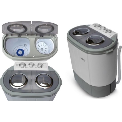 Luxe Camry extra slimme en duurzame mini wasmachine + centrifuge - kleine studenten/reis/thuis wasautomaat