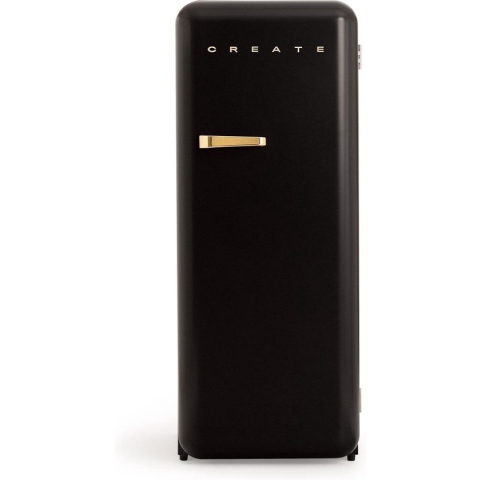CREATE RETRO FRIDGE 281L GOLD - Kastmodel Koelkast - Zwart