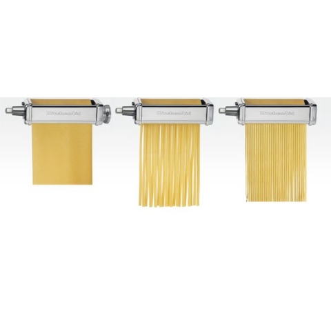 KitchenAid Pastaroller en- snijder - accessoire set van 3 stuks - 5KSMPRA