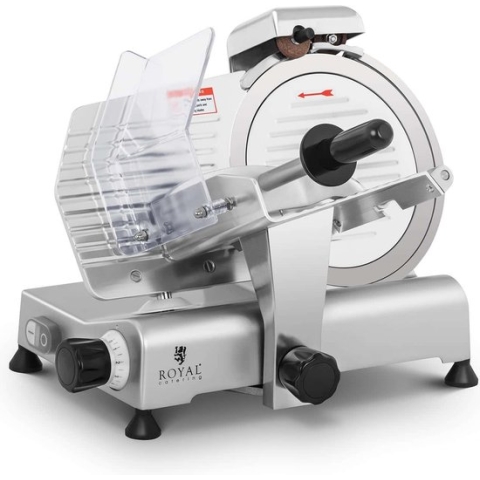 Royal Catering Vleessnijmachine - Ø 250 mm - 0 - 8 mm - met messenslijper