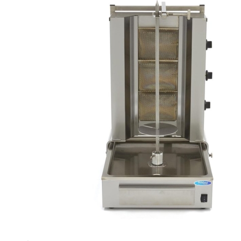 Shoarma Grill - 3 Branders - 40 Kg Vlees - Gas