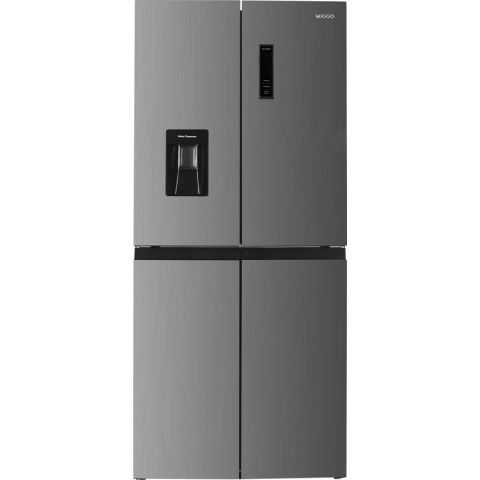 Wiggo WR-MD18(X) - Amerikaanse Koelkast - No Frost - Water Dispenser - Met Display - Super Freeze - 419 Liter - Rvs