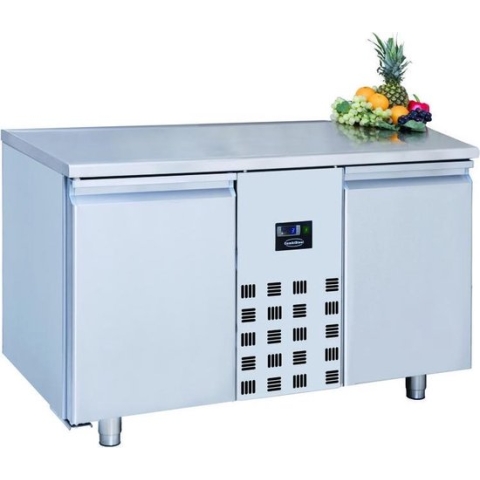 Professionele Vrieswerkbank | 2 deuren | Mono block | Green Line | RVS | Combisteel | 7489.5130 | Horeca