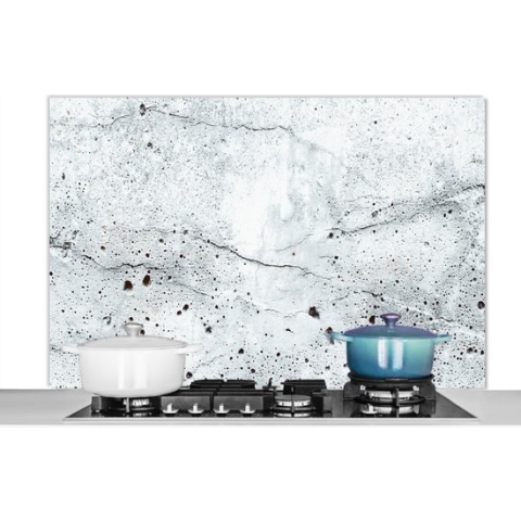 Spatscherm Keuken - Kookplaat Achterwand - Spatwand Fornuis - 120x80 cm - Marmer - Luxe - Stenen - Aluminium - Wanddecoratie - Muurbeschermer - Hittebestendig
