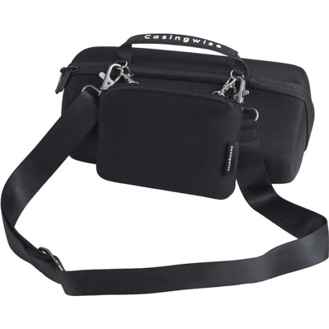 Tas voor JBL Xtreme 3, Xtreme 2 / Bluetooth luidspreker tas met vak voor kabels en accessoires voor reizen / Hard Case voor JBL Box met draaglus zwart