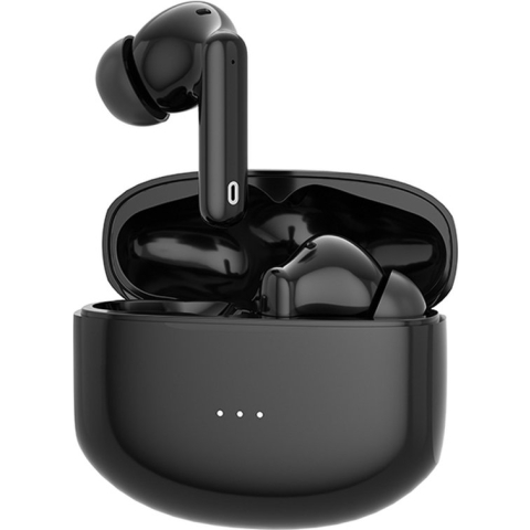 OOQE FLOW PRO - Volledig Draadloze Oordopjes | Bluetooth | Oortjes Draadloos | Earbuds | Geschikt voor Apple & Android | Geavanceerde Active Noise Cancelling | Transparency Mode | 5 Luistermodi | Zuivere bas dankzij XXL Speakers | Ergonomisch | Zwart