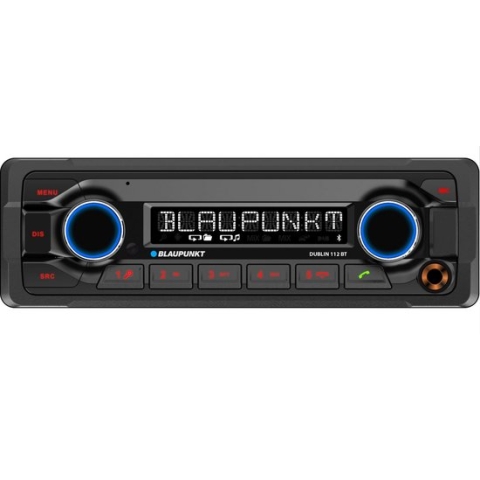 Blaupunkt Dublin 112 BT Autoradio enkel DIN Aansluiting voor stuurbediening, Bluetooth handsfree, Incl. afstandsbediening