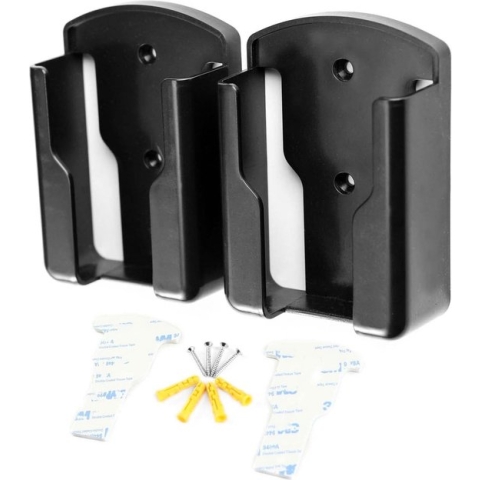 Afstandsbedieninghouder, 2 stuks, zwart, universele afstandsbediening, organizer, opbergdoos, wandhouder, tv-afstandsbediening, geschikt voor airconditioning, tv-box, voor thuis, kantoor, school