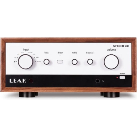 Leak Stereo 230 - Versterker 2x115W - Walnoot