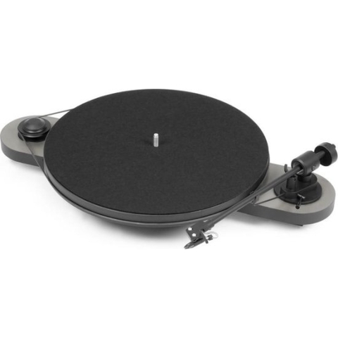 Pro-Ject Elemental OM5e Platenspeler - Zilver/Zwart