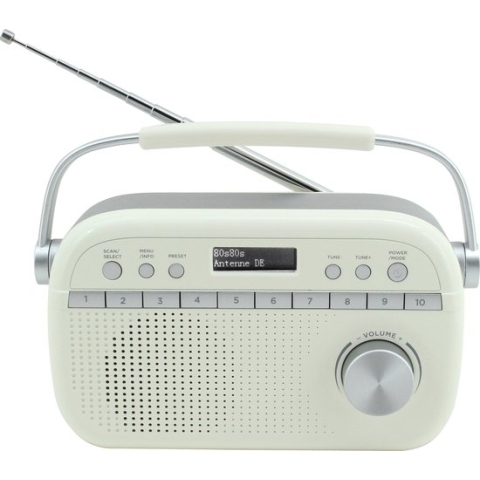 Soundmaster DAB280BE - Draagbare digitale DAB+/FM-radio, beige
