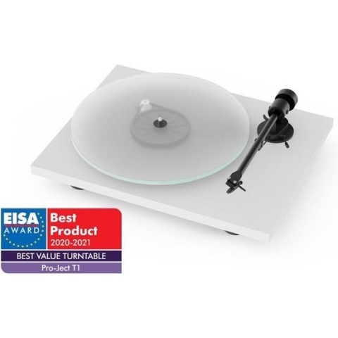 Pro-Ject T1 zijdeglans wit Platenspeler