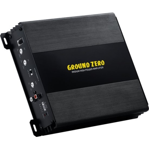 Ground Zero Iridium GZIA2135 -2 kanaals versterker - 2x 130 Watt RMS - 260 watts RMS gebrugd voor subwoofer