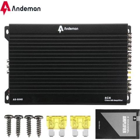Andeman AS-5040 Auto Versterker 4-kanaals stereoversterker