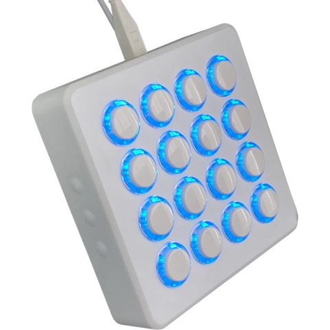 DJ TECHTOOLS Midi Fighter Spectra, white - DJ-controller