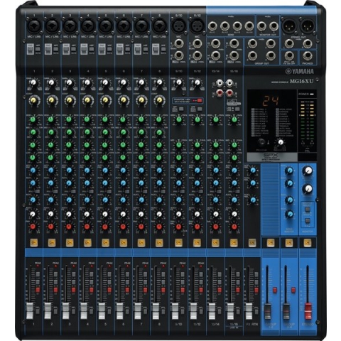 Yamaha MG16XU - Mengpaneel, 16-kanaals, met effect processor
