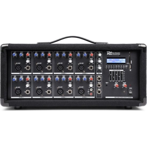 Power Dynamics PDM-C805A 8-Kanaals Mixer met Versterker en Bluetooth