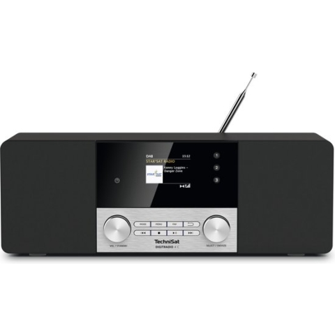 TechniSat DIGITRADIO 4 C Tafelradio DAB+, FM, DAB Bluetooth Zwart, Zilver