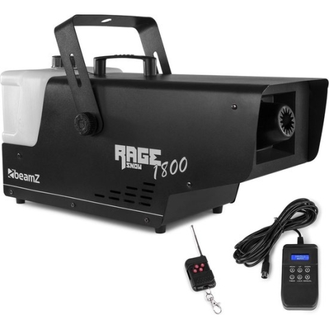 Sneeuwmachine - BeamZ RAGE1800SNOW - met timer, regelbare output en DMX
