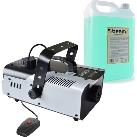 Rookmachine - BeamZ S900 rookmachine 900W incl. 5L rookvloeistof