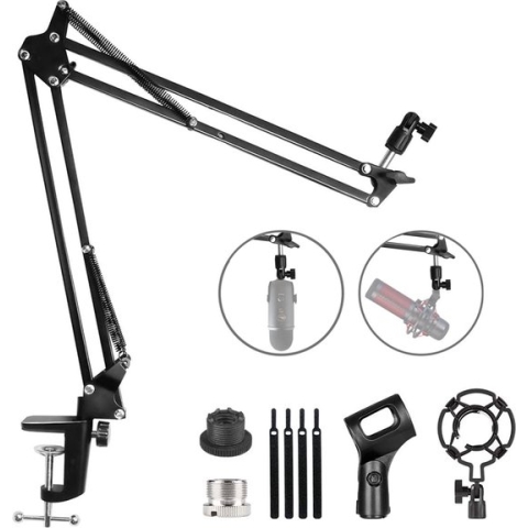 Microfoon Arm - Microfoonarm Standaard - Microfoonhouder - Verstelbare Microfoonstandaard