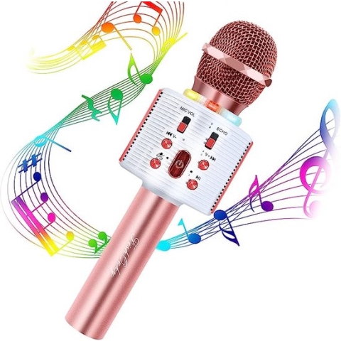 kinder microfoon / microfoon voor kinderen, speelgoed voor jongens en meisjes vanaf 4 jaar, thuis, feest, karaoke, dynamische microfoons