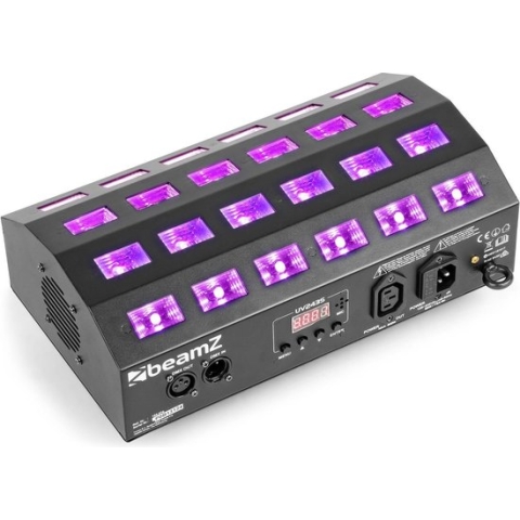 Blacklight - BeamZ BUV463 blacklight lamp met 24 UV LED's - Blacklight stroboscoop