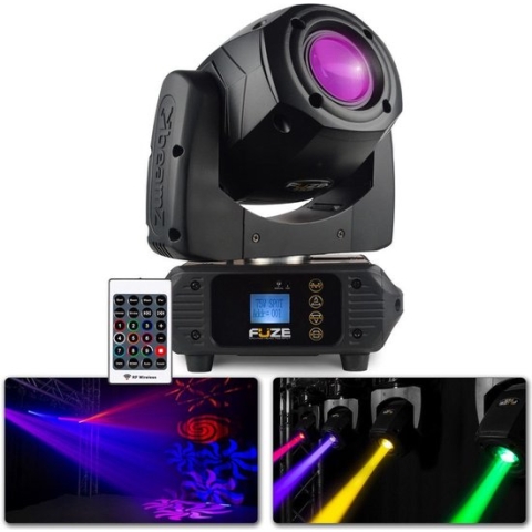 Moving head - BeamZ FUZE75S spot moving head met 75W LED, 6 gobo's, 8 kleuren, prisma en gemotoriseerde focus