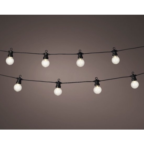 Partylight bolvormig 950cm-20L Black/Warm white