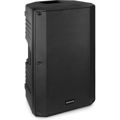 Speaker - Vonyx VSA15P - passieve speaker 15'' - 1000W - Kunststof behuizing met wieltjes - Perfect voor mobiel gebruik