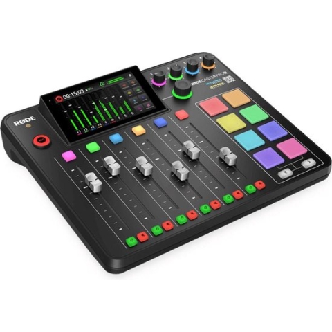 RØDECaster Pro II Podcast productie studio Muziekproductiestation Zwart