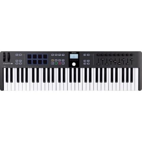 Arturia Keylab Essential 61 mk3 Black - MIDI controller, 61 toetsen, zwart