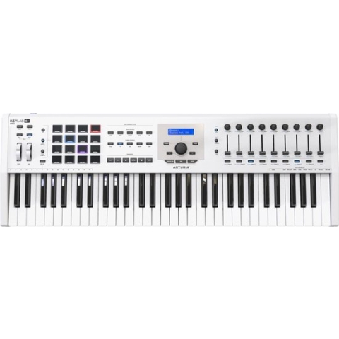 Arturia KeyLab 61 MkII - White - MIDI controller, wit