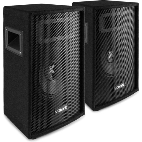 Speakers - Vonyx SL8 speakerset - Set van twee 8'' boxen van 400W (setvermogen 800W maximaal)