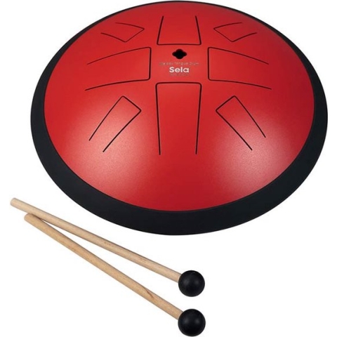 Tongue drum Sela SEL374 10 C Pygmy Rood incl. hoes en mallets