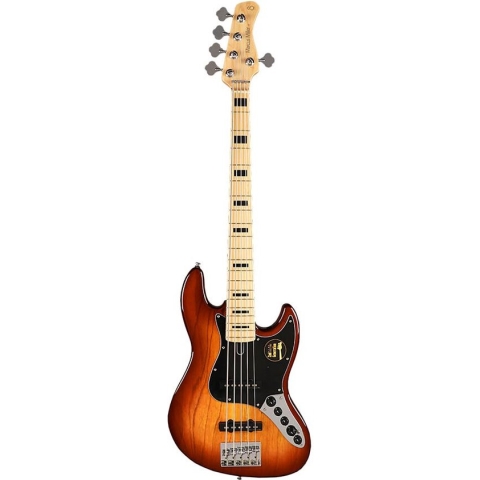 Basgitaar Sire Basses V7 V 2nd Gen Series Marcus Miller V7V+ S5/TS Tobacco Sunburst
